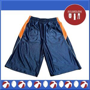 Boy's MTA Sports Navy Blue and Orange Shorts